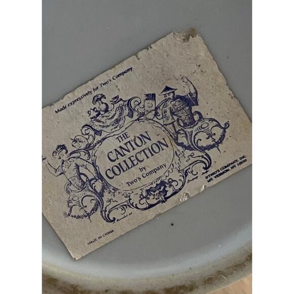 Two's Company Canton Collection Blue & White Vase & Pitcher - Picture 8 of 12